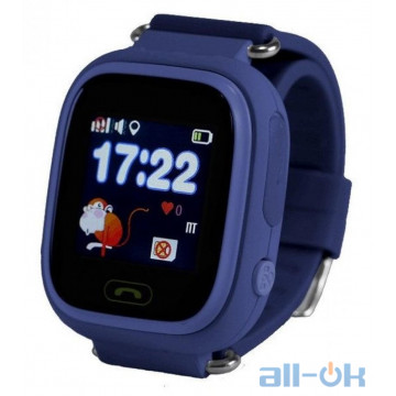 Дитячий розумний годинник Smart Baby Watch Q90 Dark Blue