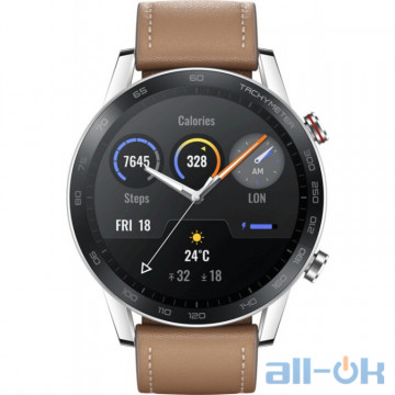 Смарт-годинник Honor Watch Magic 2 46mm Flax Brown UA UCRF