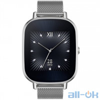 Смарт-годинник ASUS ZenWatch 2 WI502Q Silver/Milanese Silver
