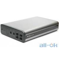 Зовнішній акумулятор (Power Bank) PowerPlant K1 25000 mAh Grey (PB930135)