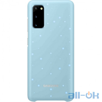 Чохол для смартфону Samsung G980 Galaxy S20 LED Cover Sky Blue (EF-KG980CLEG)
