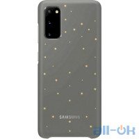 Чохол для смартфону Samsung G980 Galaxy S20 LED Cover Gray (EF-KG980CJEG)
