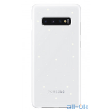 Чохол для смартфону Samsung G975 Galaxy S10 Plus LED Cover White (EF-KG975CWEG)