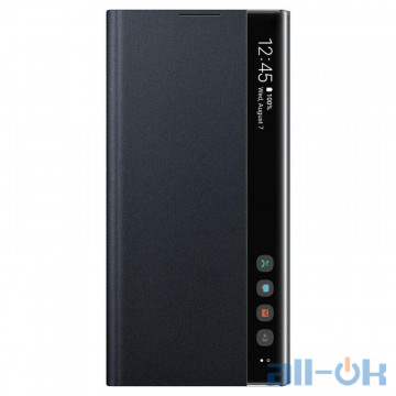 Чохол для смартфону Samsung N975 Galaxy Note 10 Plus Clear View Cover Black (EF-ZN975CBEG)