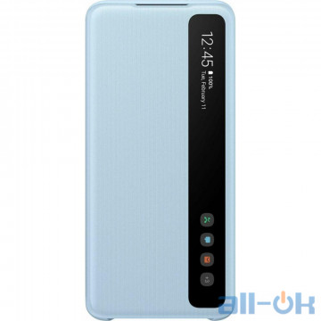 Чохол для смартфону Samsung G980 Galaxy S20 Clear View Cover Sky Blue (EF-ZG980CLEG)