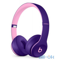 Навушники з мікрофоном Beats by Dr. Dre Solo3 Wireless Headphones Pop Collection Pop Violet (MRRJ2)