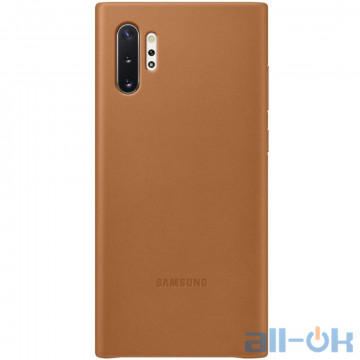 Чохол для смартфону  Samsung N975 Galaxy Note 10 Plus Leather Cover Camel (EF-VN975LAEG)
