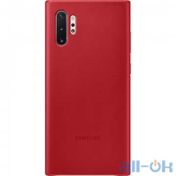 Чохол для смартфону Samsung N975 Galaxy Note 10 Plus Leather Cover Red (EF-VN975LREG)