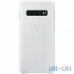 Чохол для смартфону Samsung G973 Galaxy S10 Leather Cover White (EF-VG973LWEG) — інтернет магазин All-Ok. фото 1