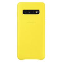 Чохол для смартфону Samsung G973 Galaxy S10 Leather Cover Yellow (EF-VG973LYEG)