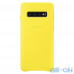 Чохол для смартфону Samsung G973 Galaxy S10 Leather Cover Yellow (EF-VG973LYEG) — інтернет магазин All-Ok. фото 1