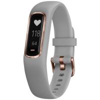 Фітнес-браслет Garmin Vivosmart 4 Gray with Rose Gold Hardware Small/Medium (010-01995-12)