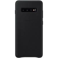 Чохол для смартфону Samsung G975 Galaxy S10 Plus Leather Cover Black (EF-VG975LBEG)