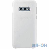 Чохол для смартфону Samsung G970 Galaxy S10e Leather Cover White (EF-VG970LWEG)