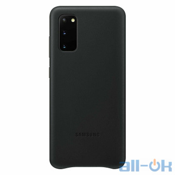 Чохол для смартфону Samsung G980 Galaxy S20 Leather Cover Black (EF-VG980LBEG)