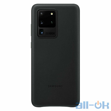 Чохол для смартфону Samsung G988 Galaxy S20 Ultra Leather Cover Black (EF-VG988LBEG)