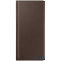 Чохол для смартфону Samsung Galaxy Note 9 N960 Leather Wallet Cover Brown (EF-WN960LAEG)