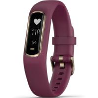 Фітнес-браслет Garmin Vivosmart 4 Berry with Light Gold Hardware Small/Medium (010-01995-11)