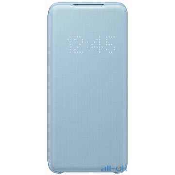 Чохол для смартфону Samsung G980 Galaxy S20 LED View Cover Sky Blue (EF-NG980PLEG)