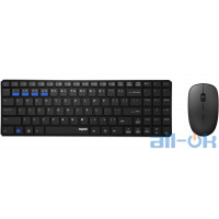 Комплект (клавіатура + миша) RAPOO 9300M Wireless Black UA UCRF
