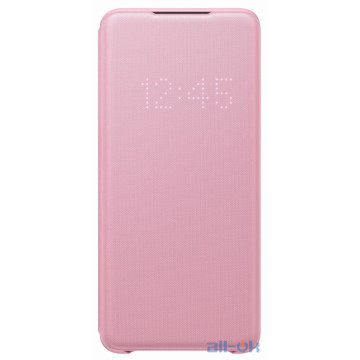 Чохол для смартфону Samsung G985 Galaxy S20 Plus LED View Cover Pink (EF-NG985PPEG)