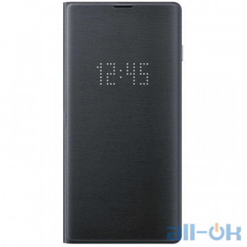 Чохол для смартфону Samsung G975 Galaxy S10 Plus LED View Cover Black (EF-NG975PBEG)