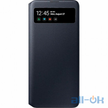 Чохол для смартфону Samsung A715 Galaxy A71 S View Wallet Cover Black (EF-EA715PBEG)
