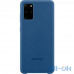 Чохол для смартфону Samsung G985 Galaxy S20 Plus Silicone Cover Dark Blue (EF-PG985TNEG) — інтернет магазин All-Ok. фото 1