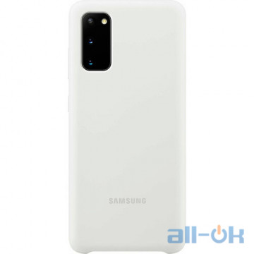 Чохол для смартфону Samsung G980 Galaxy S20 Silicone Cover White (EF-PG980TWEG) 