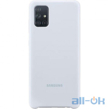 Чохол для смартфону Samsung A715 Galaxy A71 Silicone Cover Silver (EF-PA715TSEG)