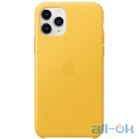 Чохол для смартфону Apple iPhone 11 Pro Leather Case - Meyer Lemon (MWYA2)