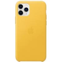 Чохол для смартфону Apple iPhone 11 Pro Leather Case - Meyer Lemon (MWYA2)