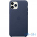 Чохол для смартфону Apple iPhone 11 Pro Leather Case - Midnight Blue (MWYG2) — інтернет магазин All-Ok. фото 2