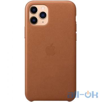 Чохол для смартфону Apple iPhone 11 Pro Leather Case - Saddle Brown (MWYD2)