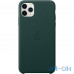 Чохол для смартфону Apple iPhone 11 Pro Max Leather Case - Forest Green (MX0C2) — інтернет магазин All-Ok. фото 2