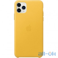 Чохол для смартфону Apple iPhone 11 Pro Max Leather Case - Meyer Lemon (MX0A2)