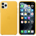 Чохол для смартфону Apple iPhone 11 Pro Max Leather Case - Meyer Lemon (MX0A2) — інтернет магазин All-Ok. фото 3