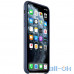 Чохол для смартфону Apple iPhone 11 Pro Max Leather Case - Midnight Blue (MX0G2) — інтернет магазин All-Ok. фото 1