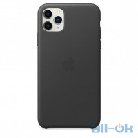 Чохол для смартфону Apple iPhone 11 Pro Max Leather Case - Black (MX0E2)