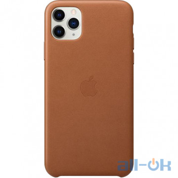 Чохол для смартфону Apple iPhone 11 Pro Max Leather Case - Saddle Brown (MX0D2)