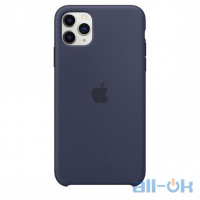 Чохол для смартфону Apple iPhone 11 Pro Max Silicone Case - Midnight Blue (MWYW2) 