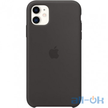 Чохол для смартфону Apple iPhone 11 Silicone Case - Black (MWVU2)