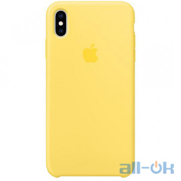 Чохол для смартфону Apple iPhone XS Max Silicone Case - Canary Yellow (MW962)