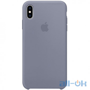 Чохол для смартфону Apple iPhone XS Max Silicone Case - Lavender Gray (MTFH2)