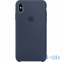 Чохол для смартфону Apple iPhone XS Max Silicone Case - Midnight Blue (MRWG2)