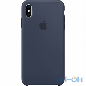 Чохол для смартфону Apple iPhone XS Max Silicone Case - Midnight Blue (MRWG2)