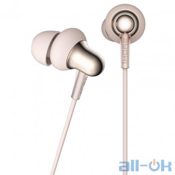 Навушники з мікрофоном 1More Stylish Dual-dynamic Driver Mic Gold (E1025-GOLD)