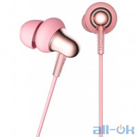 Навушники з мікрофоном 1More Stylish Dual-dynamic Driver Mic Pink (E1025-PINK)