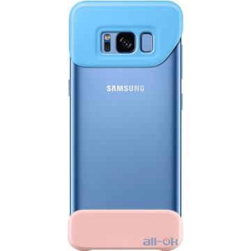 Чохол для смартфону Samsung Galaxy S8 G950 2Piece Cover Blue/Peach (EF-MG950CLEG)
