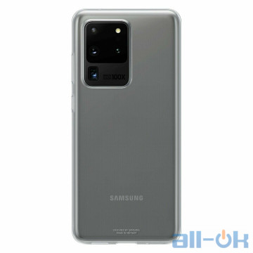 Чохол для смартфону Samsung G988 Galaxy S20 Ultra Clear Cover Transparent (EF-QG988TTEG)
